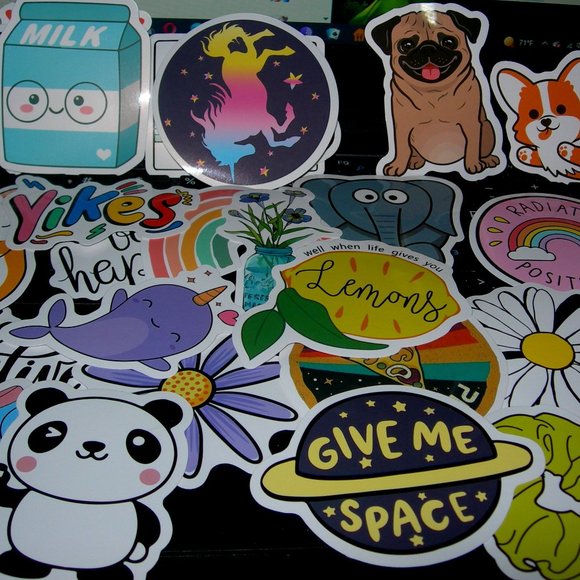 3/$15 - NEW (10 Count) VARIETY PACK OF VINYL STICKERS Waterproof Stickers 2-3 in - Picture 4 of 12